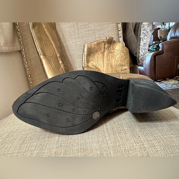 Gianni bini knee high boots Gold - Picture 2 of 5